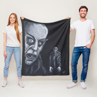 nosferatu 1922 fleece deken