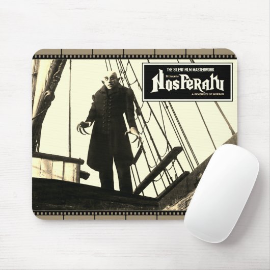 NOSFERATU: 1922 Horror meesterwerk Mousepad Muismat (Met muis)