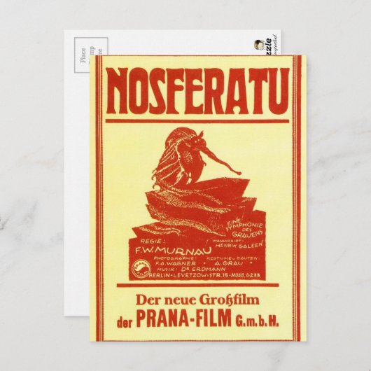  Nosferatu-Briefkaart Briefkaart (Voorkant / Achterkant)