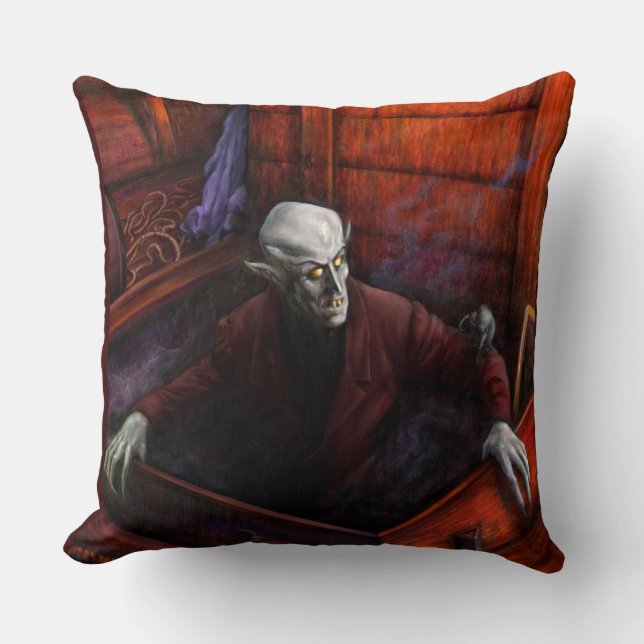 Nosferatu Demeter Full Scene Pillow Kussen (Voorkant)