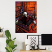 Nosferatu Demeter Poster – Full Scene Gothic (Thuiskantoor)