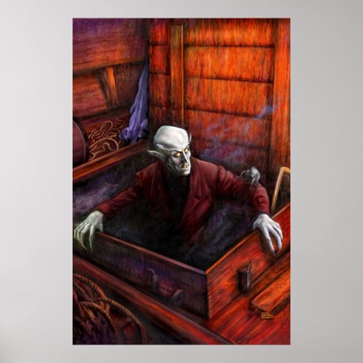 Nosferatu Demeter Poster – Full Scene Gothic (Voorkant)