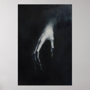 Nosferatu Dracula Geklauwde Hand in Duisternis, Go Poster