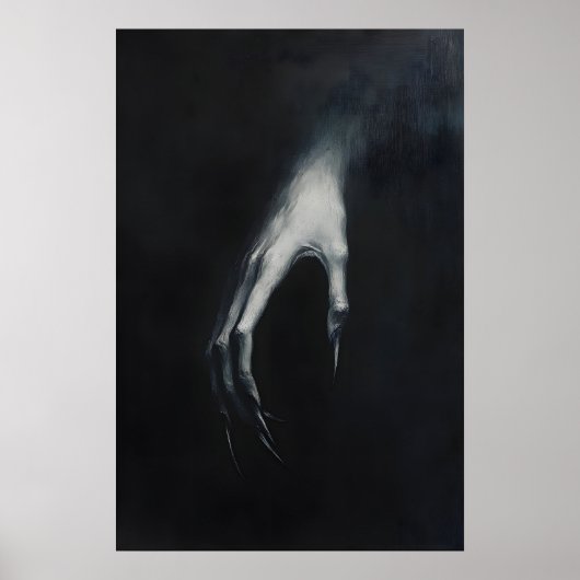 Nosferatu Dracula Geklauwde Hand in Duisternis, Go Poster (Voorkant)