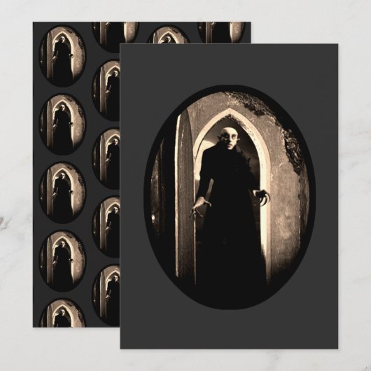 Nosferatu Feestdagenkaart (Voorkant / Achterkant)