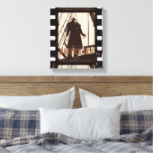 Nosferatu Filmstrip Canvas Print (Insitu (Slaapkamer))