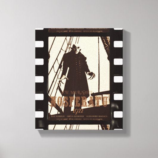 Nosferatu Filmstrip Canvas Print (Voorkant)