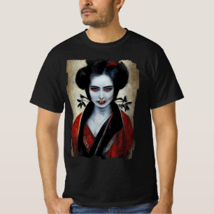 Nosferatu Geisha   Portret van een vampier T-shirt