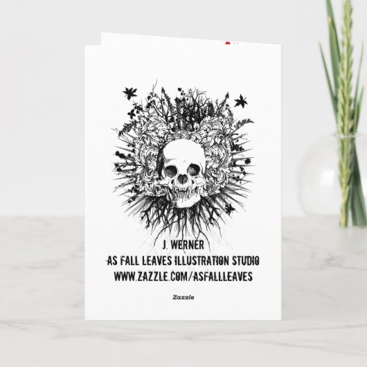 Nosferatu Halloween Kaart (Achterkant)