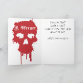 Nosferatu Halloween Kaart (Binnen)