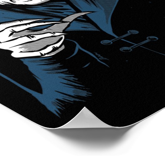 Nosferatu Halloween Vampier Horror Dracula Poster (Hoek)