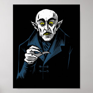 Nosferatu Halloween Vampier Horror Dracula Poster
