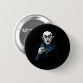 Nosferatu Halloween Vampier Horror Dracula Ronde Button 5,7 Cm (Voorkant /achterkant)