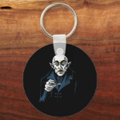 Nosferatu Halloween Vampier Horror Dracula Sleutelhanger (Voorkant)