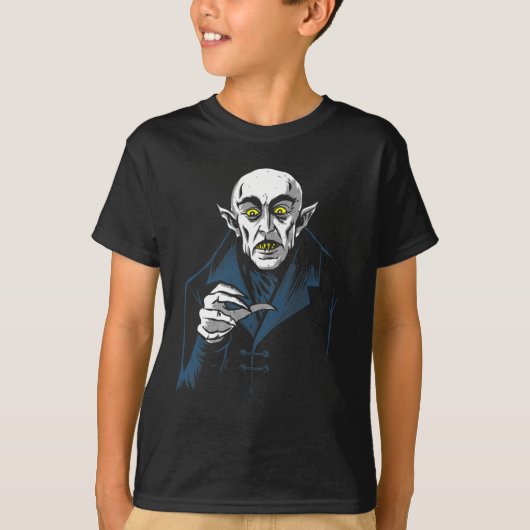 Nosferatu Halloween Vampier Horror Dracula T-shirt (Voorkant)