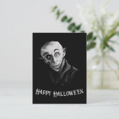 Nosferatu Happy Halloween Briefkaart aanpasbaar (Staand voorkant)