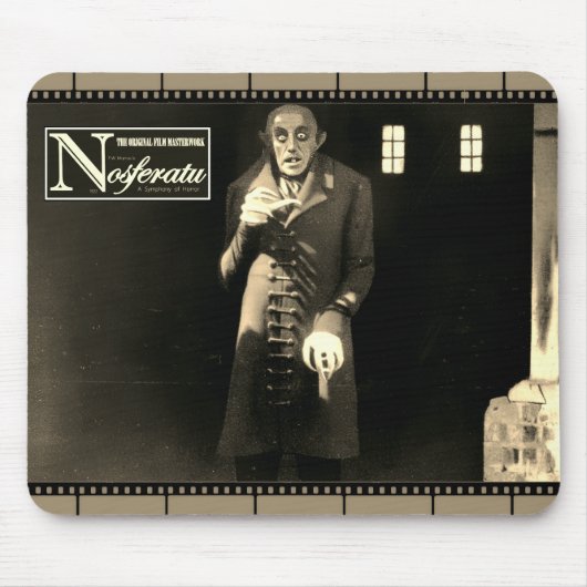 Nosferatu Horror Film Mousepad Muismat (Voorkant)
