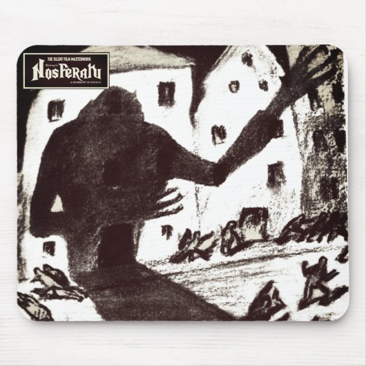 NOSFERATU: Horror Film Poster Art Mousepad Muismat (Voorkant)