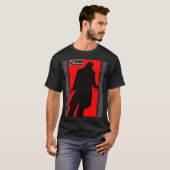 Nosferatu Horror T-Shirt met Schaduw (Voorkant volledig)
