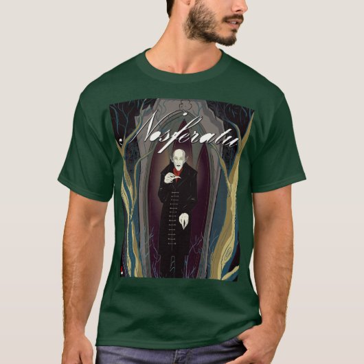 Nosferatu klassiek groen t-shirt (Voorkant)