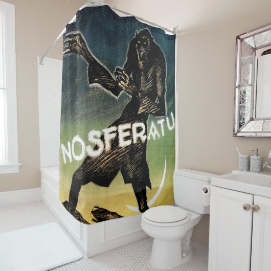 Nosferatu Movie Poster Douchegordijn (In situ)