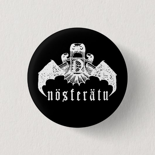 NOSFERATU RONDE BUTTON 3,2 CM (Voorkant)
