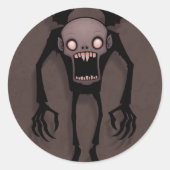 Nosferatu Ronde Sticker (Voorkant)