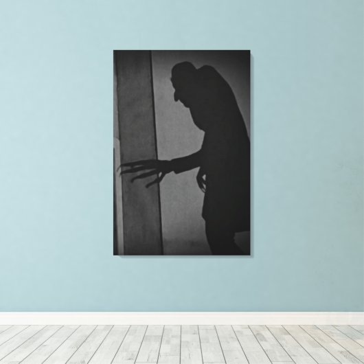 Nosferatu Shadow Movie Still Canvas Afdruk (Insitu (Houten vloer))