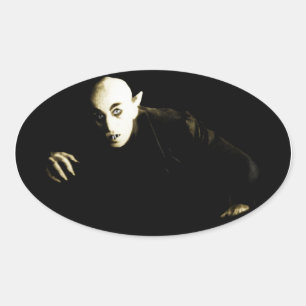 Nosferatu-Stickers Ovale Sticker