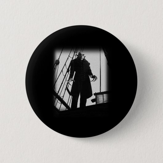 Nosferatu Vampier Horror Dracula Vlad Tepes Poste Ronde Button 5,7 Cm (Voorkant)