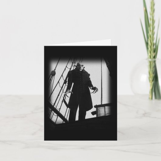 Nosferatu Vampier Horror Dracula Vlad Tepes Poster Kaart (Voorkant)