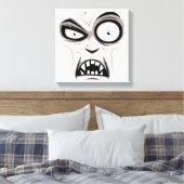 Nosferatu Vampire Face Canvas Afdruk (Insitu (Slaapkamer))