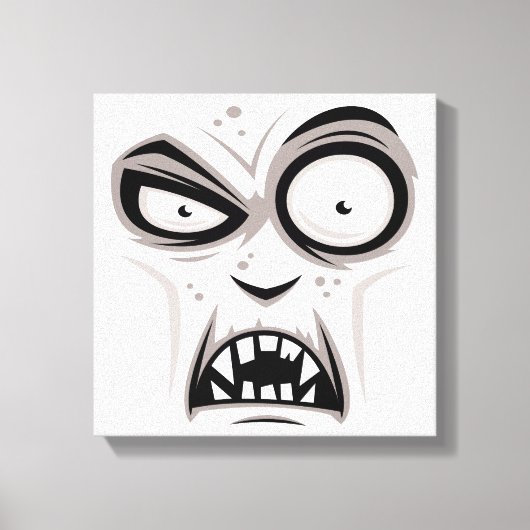 Nosferatu Vampire Face Canvas Afdruk (Voorkant)