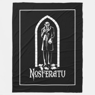 Nosferatu Vampire Fleece Deken