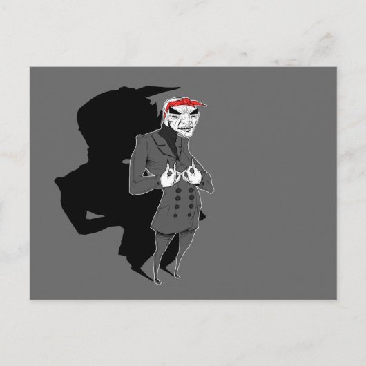 Nosferatu was een bloedbad briefkaart (Voorkant)