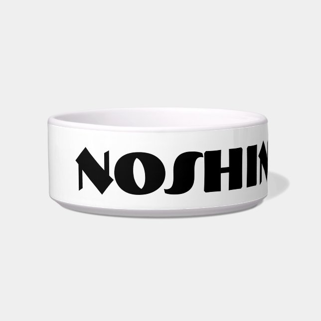 NOSHING SPECIAL Yiddish pun Pet Bowls Voerbakje (Links)