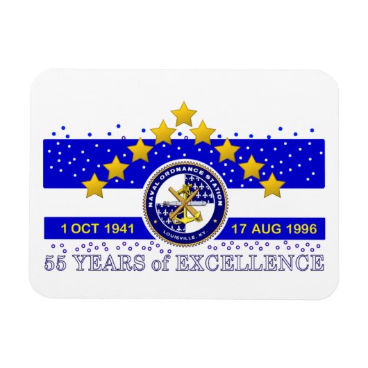 NOSL - 55 jaar excellentie Magnet Magneet (Horizontaal)