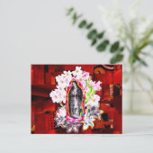 Nossa Senhora de Guadalupe (Our Lady of Guadalupe) Briefkaart (Staand voorkant)