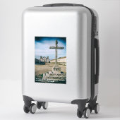 Nossa Senhora do Cabo Heiligdom, kruis en kerk Sticker (Koffer)