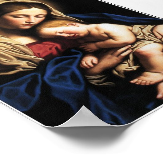 Nossa Senhora e o menino Jesus Poster (Hoek)