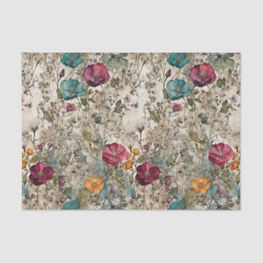 Nostalgia Garden Tissuepapier (Voorkant)