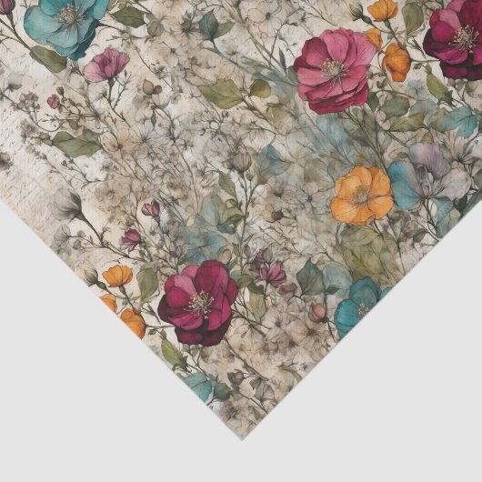 Nostalgia Garden Tissuepapier (Detail)