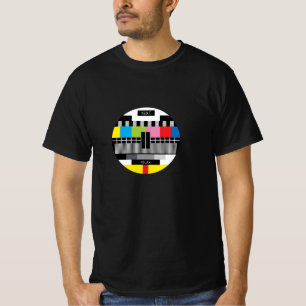 Nostalgia Retro TV No Signal Screen T-shirt