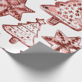 Nostalgic Christmas Red Cadeaupapier (Hoek)