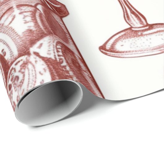 Nostalgic Christmas Red Cadeaupapier (Rol Hoek)