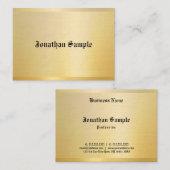 Nostalgic Classic Look Oude Stijl Tekst Goud Visitekaartje (Voorkant / Achterkant)