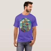 Nostalgic Gaming Delight Relive Pielated Adventu f T-shirt (Voorkant volledig)
