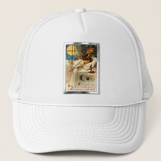 Nostalgic Halloween Slumber Goblins and Fairies Trucker Pet (Voorkant)