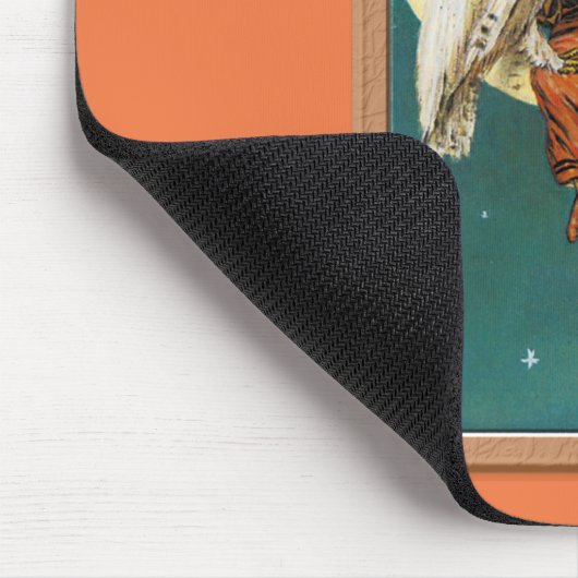 Nostalgic Happy Halloween Witch & Owl Muismat (Hoek)