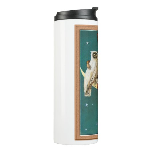 Nostalgic Happy Halloween Witch & Owl Thermosbeker (Gedraaid links)